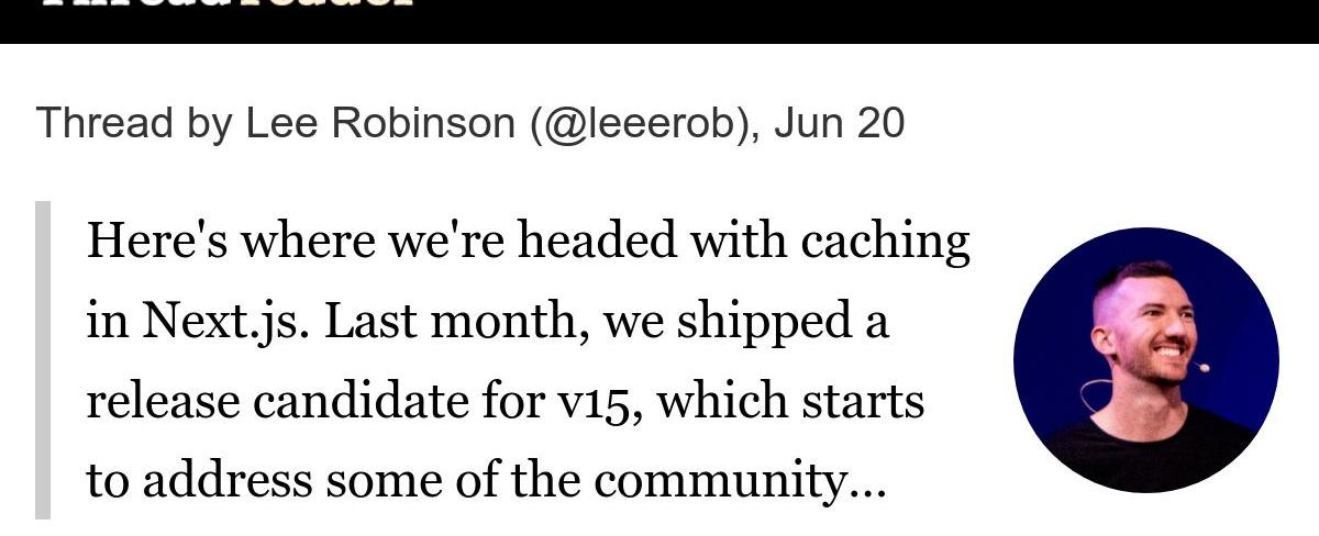 Le futur du caching avec Next js