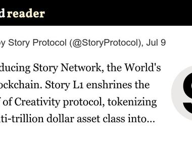 Partagez l'avenir de l'IP avec Story