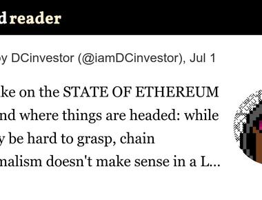 Orientation des L2 d'Ethereum